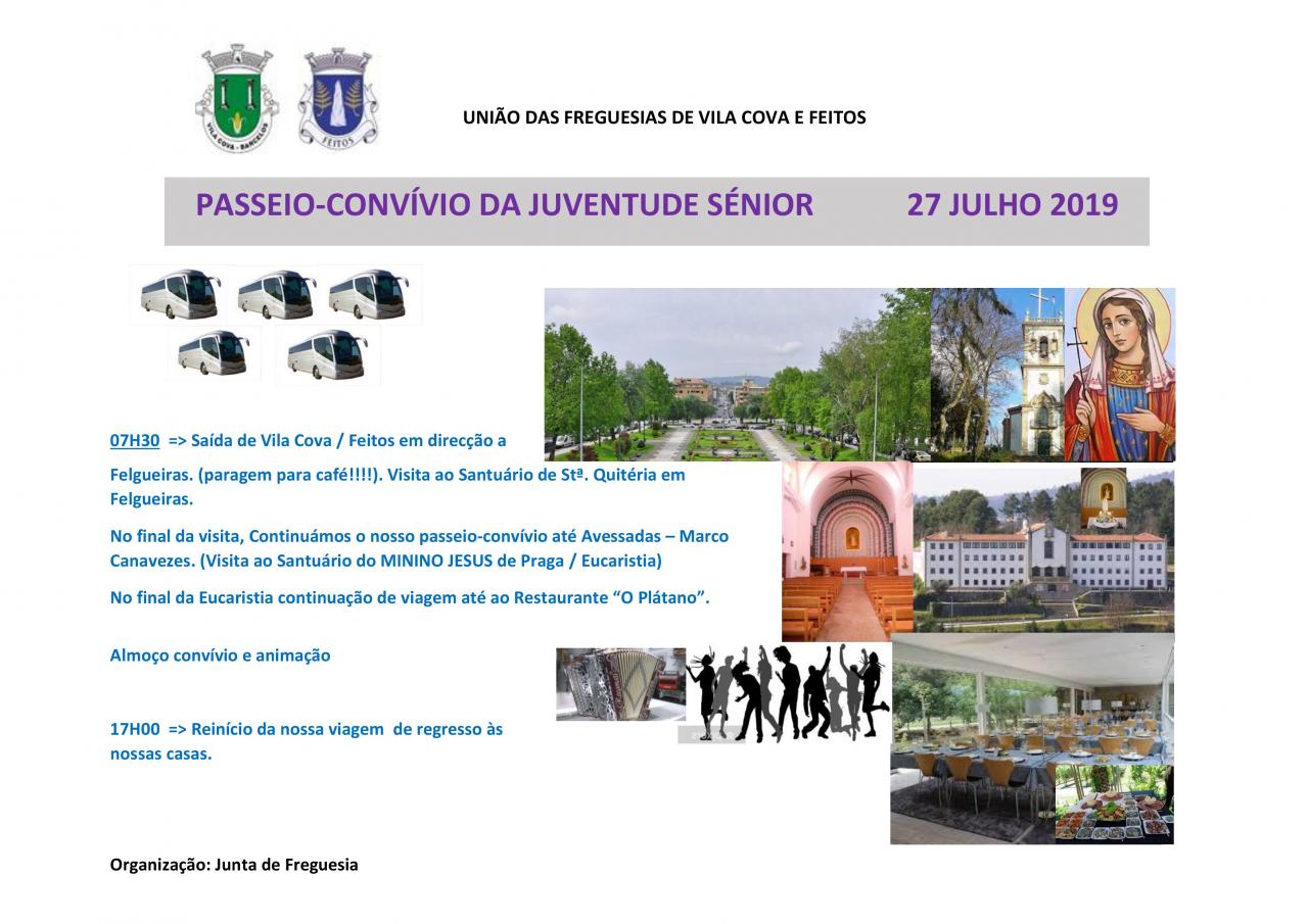 Passeio-Convívio da União das Freguesias 2019 (6.ª Edição)