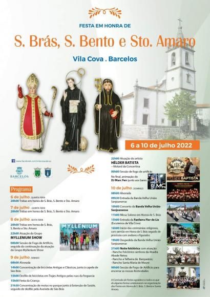 VILA COVA / FESTA S. BR&Aacute;S - 2022