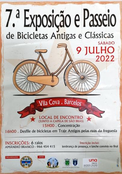 EXPOSIÇÃO E PASSEIO DE BICICLETAS ANTIGAS E CLÁSSICAS 2022