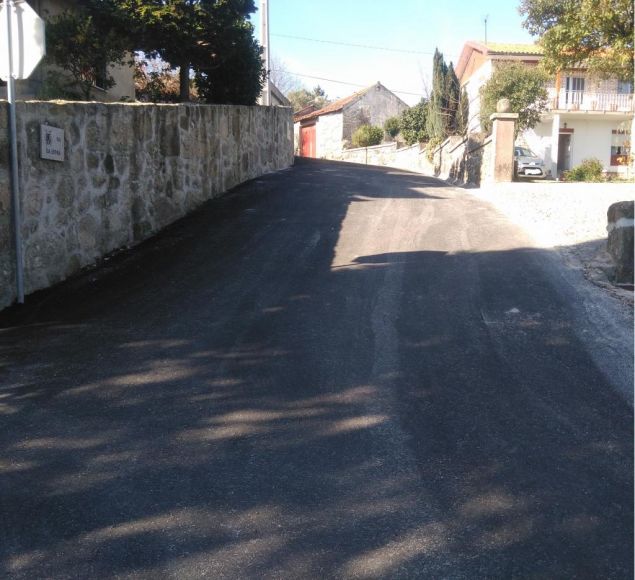 Pavimenta&ccedil;&atilde;o da Parte Sul da Rua da Serra em Vila Cova