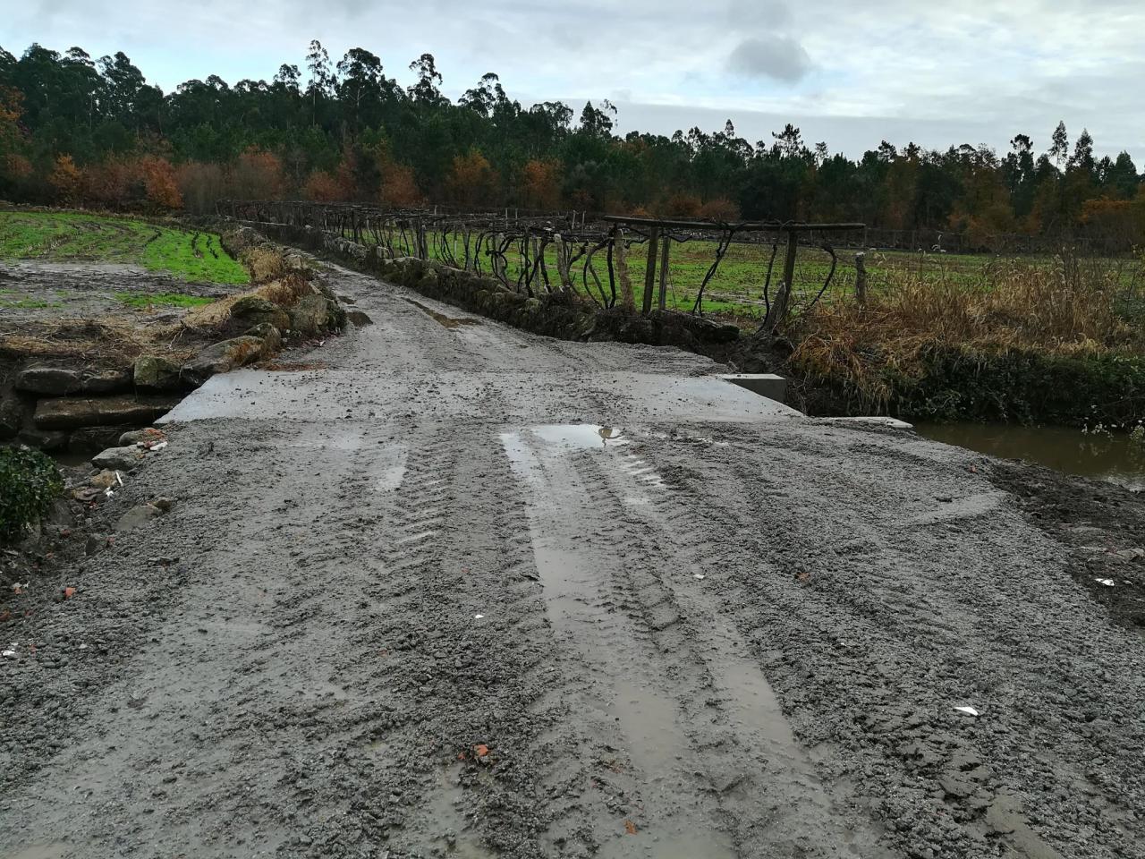 Pontão no Lugar de Banho em Vila Cova