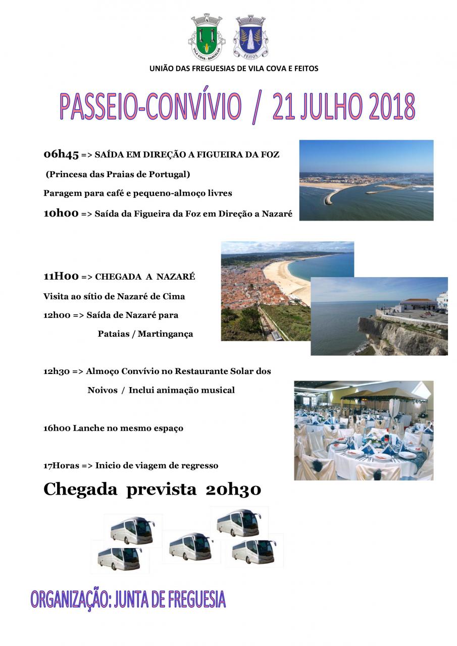 Passeio-Convívio da União das Freguesias 2018