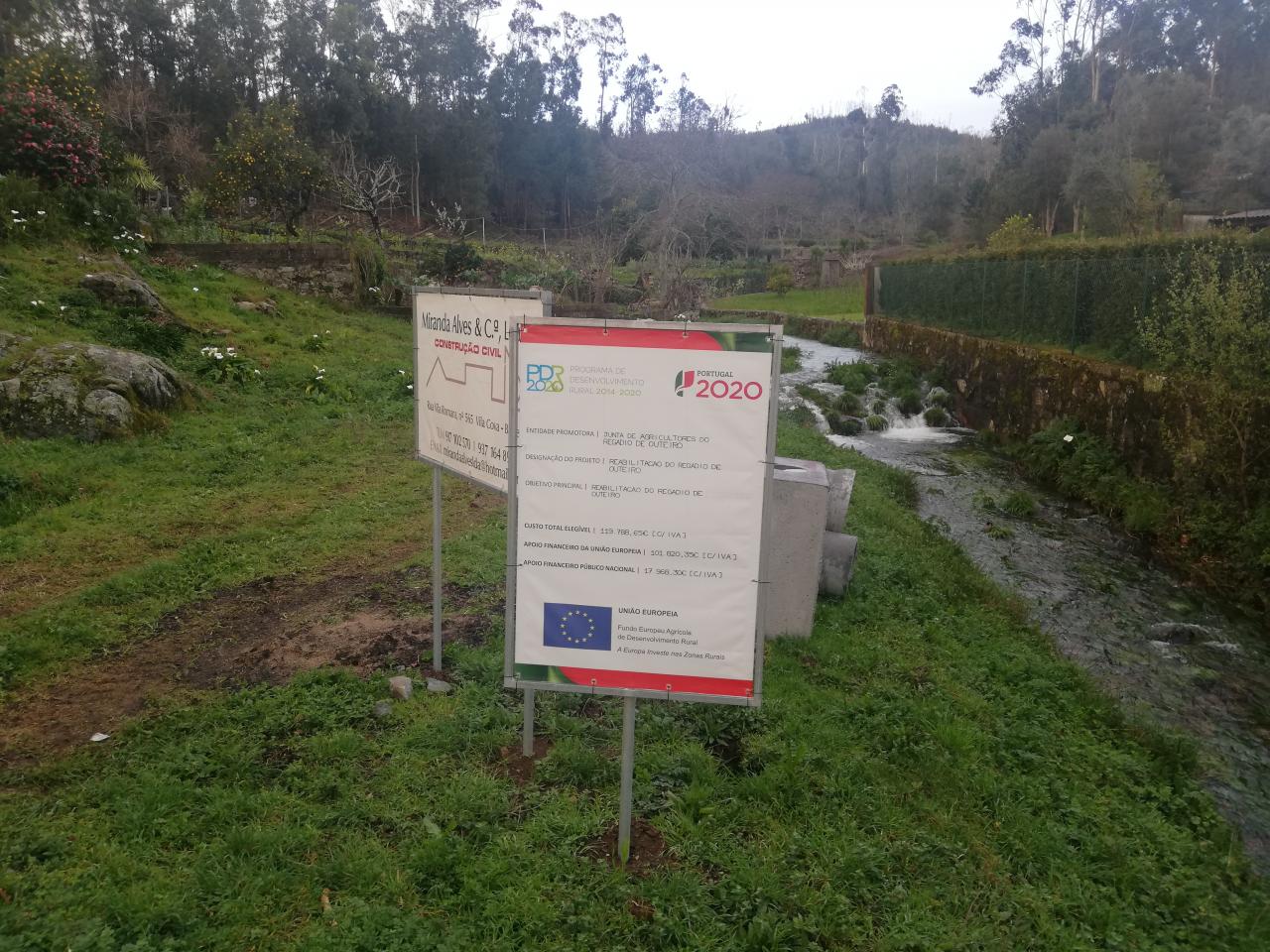 Reabilitação do Regadio de Outeiro - Vila Cova